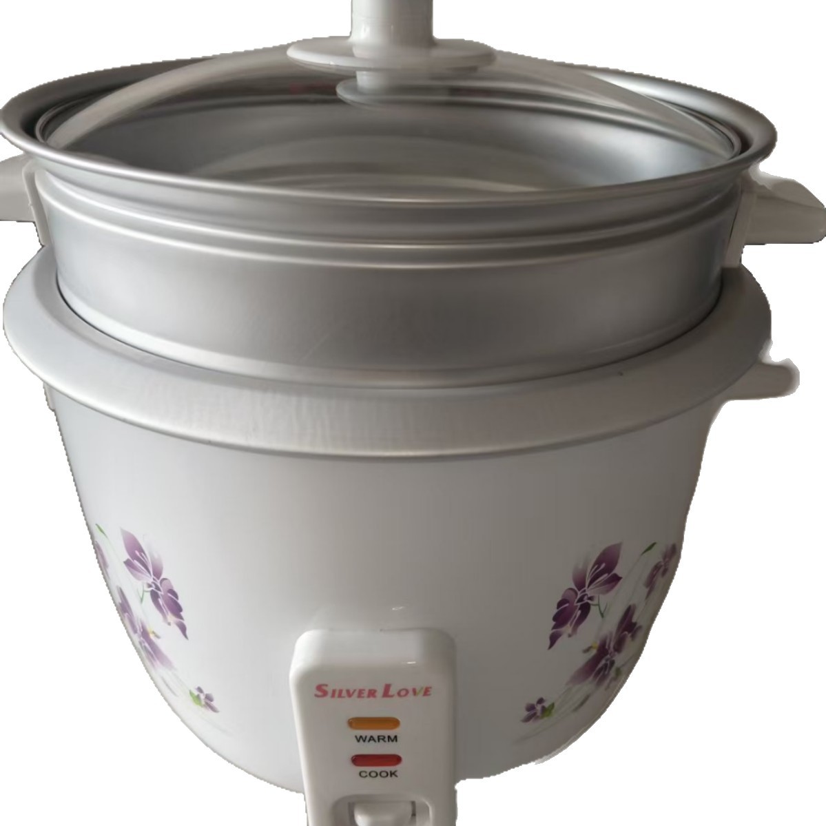 Silver love exportar cocina de arroz con vapor doméstico 3L cocinar arroz eléctrico de doble uso