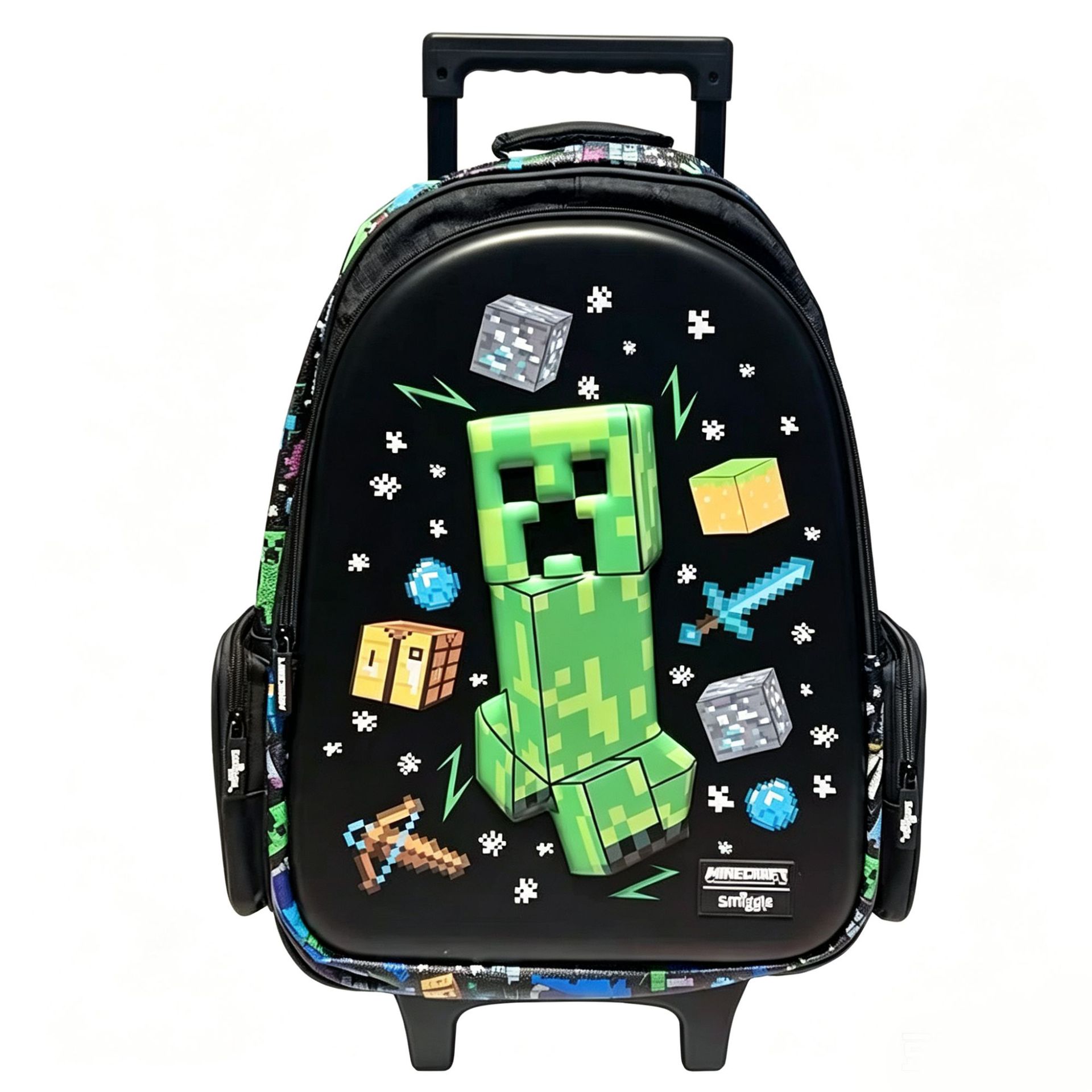 Mochila Escolar con Ruedas Grande de Lona Transpirable de Gran Capacidad para Escuela y Viajes