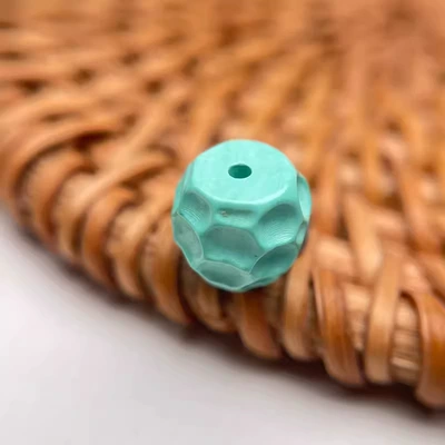 Natural Turquoise Bracelet Jewelry Zərgərlik ara hissələri - phaseless-old-beads-size-about-10mm