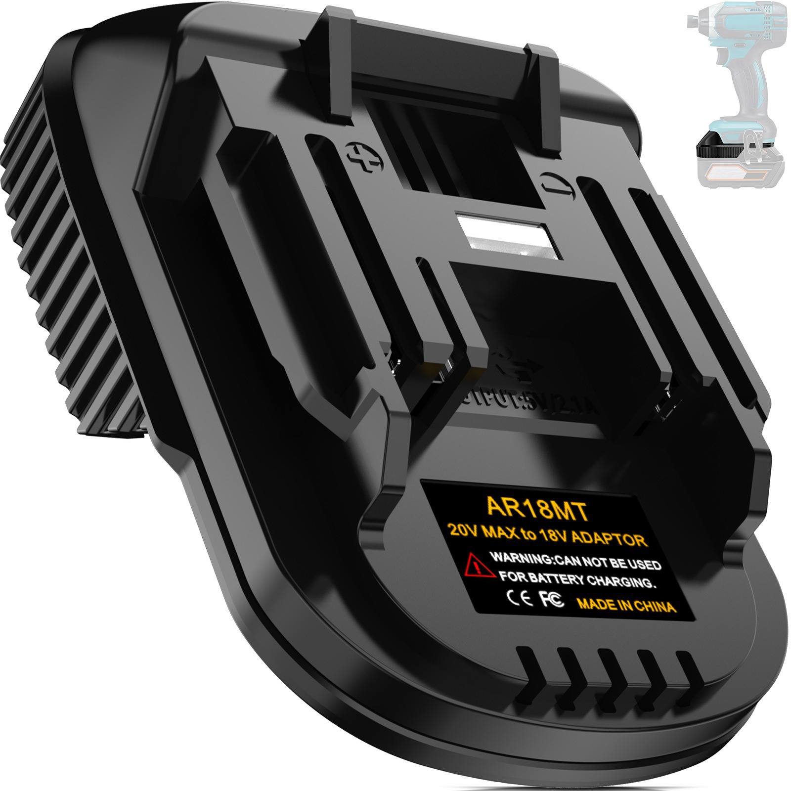 Adaptador de batería de cabello directo del fabricante es compatible con Dewei Mutian MiWatch 100 convertidores de baterías rotativas mutuas image 43