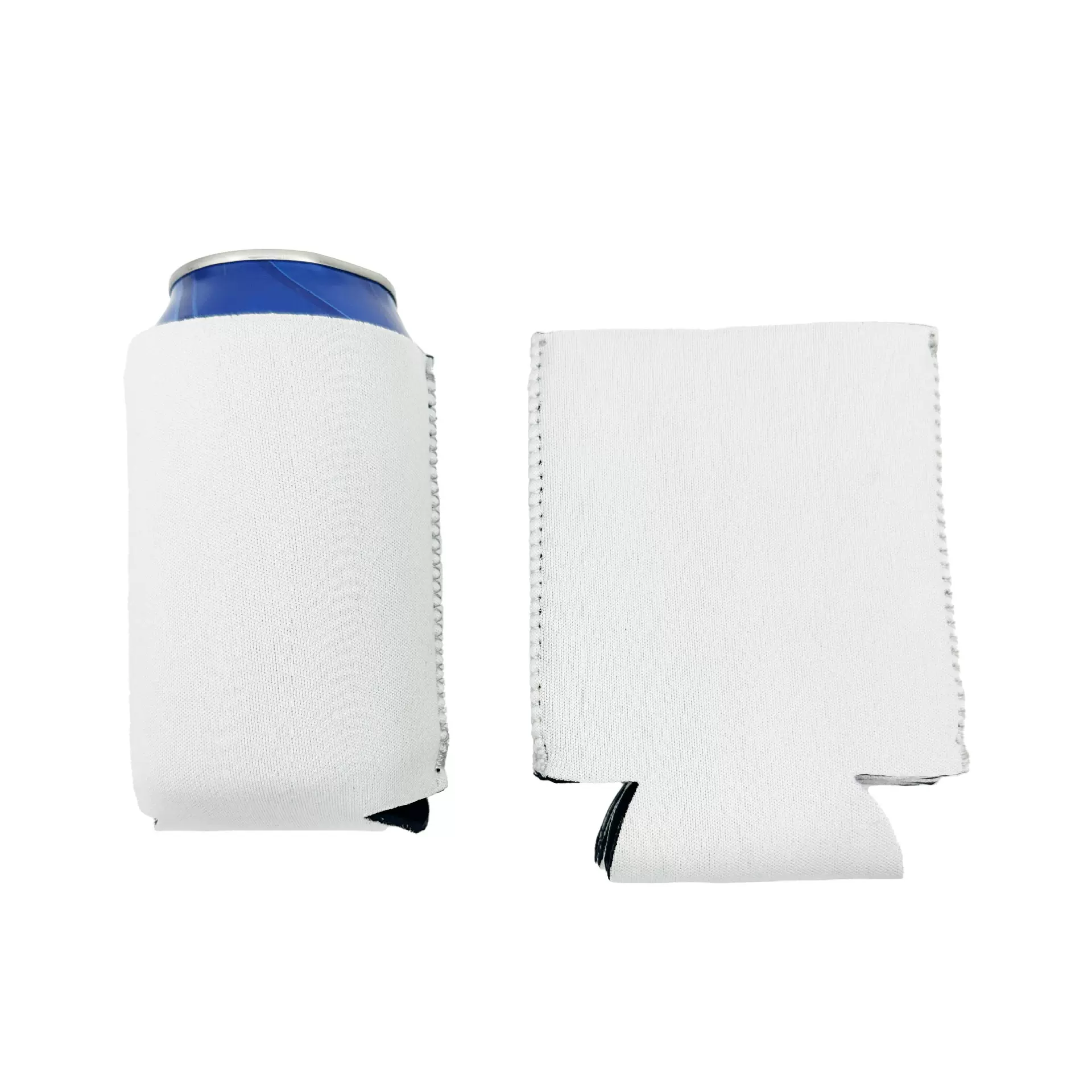 空白潜水料折叠连底可乐杯套亚马逊细长款热转印瓶套泡棉连底杯套