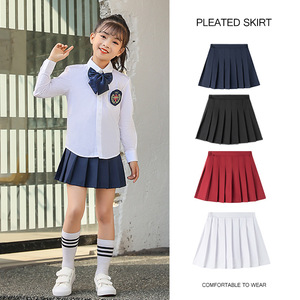 Girls kids choir  chorus stage performance pleated skirts plaid British style cheerleaders uniforms for kids  school dancing  party skirts for Children