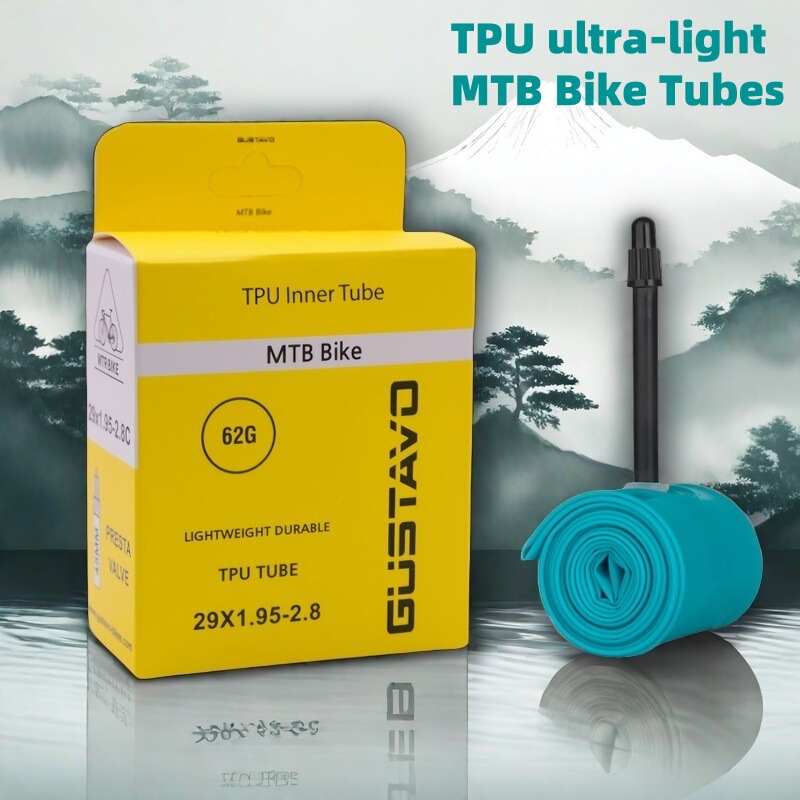 GUSTAVO mountain bike inner tube MTB TPU material inner tube 26 27.5 29 inch 2.0 -2.8c