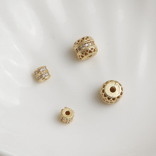 14K����ɫ�ʯ���θ��� �p��Ͱ��ˮ����朴������ diy�Ʒ���