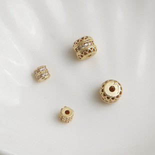 14K����ɫ�ʯ���θ��� �p��Ͱ��ˮ����朴������ diy�Ʒ���