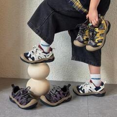 儿童运动鞋2025秋季新款男童防踢防滑休闲鞋女童跑步鞋登山鞋