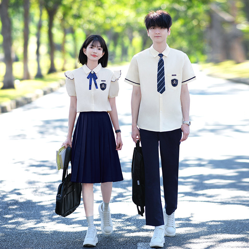 Class Uniforms for Junior High School Students, College-Style Jk Uniforms, Shirts, School Uniform Sets, High School and Elementary School Students' Chorus Performance Uniforms, Graduation Photos