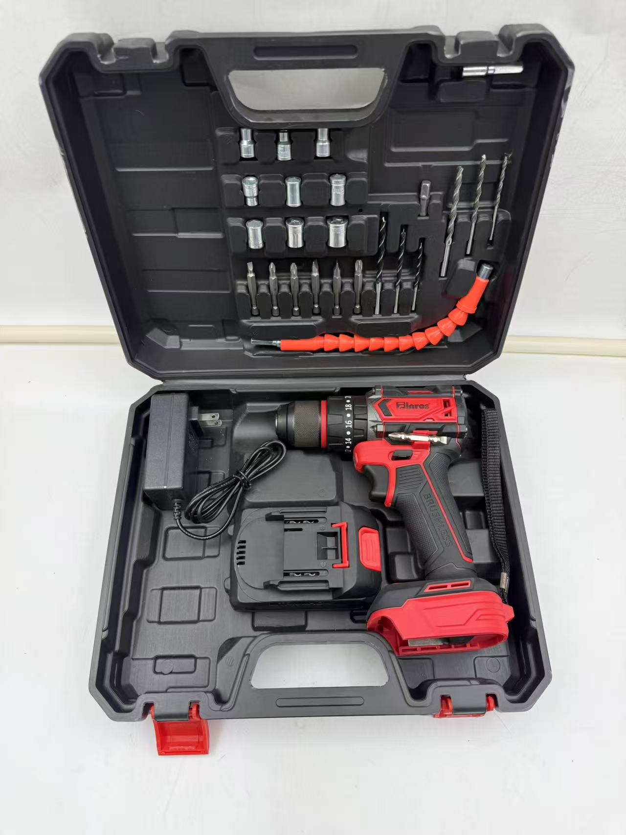 Juego de Herramientas de Taladro Percutor Sin Escobillas, Recargable para Bricolaje y Reparación del Hogar image 9