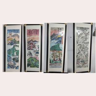 Calligrapher's authentic work Mo Yuan Zhai Chen Tinghuai handwritten calligraphy home living room study club villa with calligraphy and painting