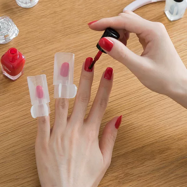 Cross-Border Japanese-Style Nail Polish Protective Cover Care Tool Manicure Nail Cover Home Use Finger Protection Transparent Protective Cover
