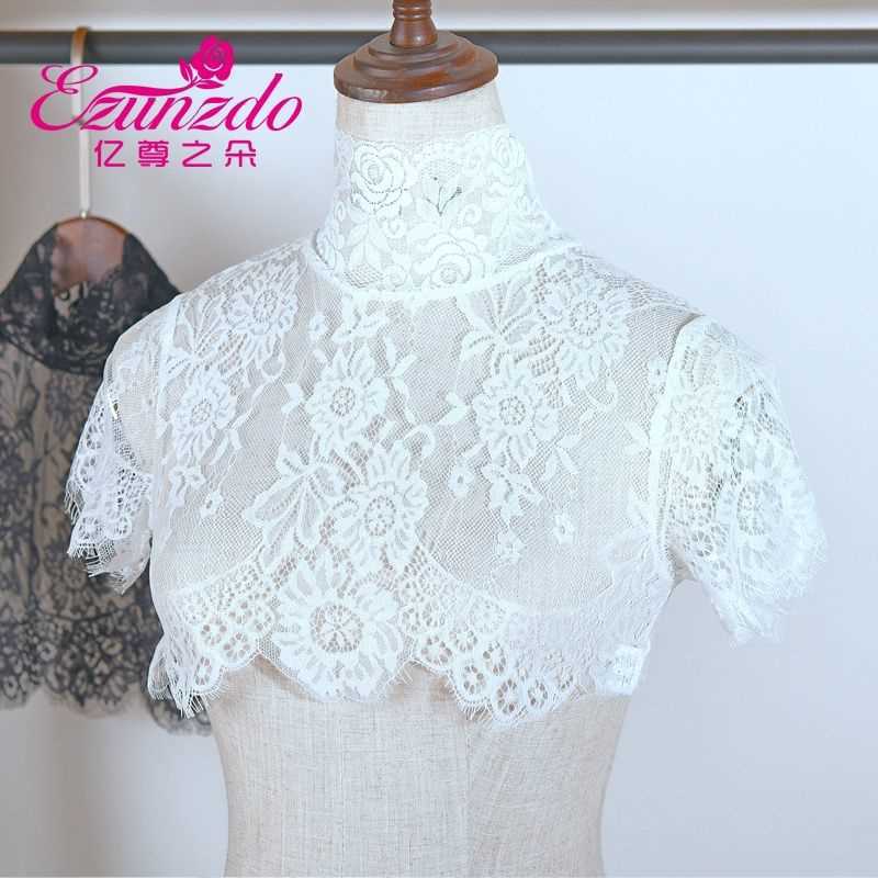 Universal base summer false collar, Korean style, with short sleeve