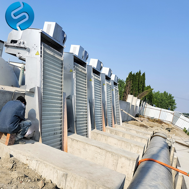 雨水泵站机械格栅除污机厂家  FH耙式格栅机   机械格栅除污机