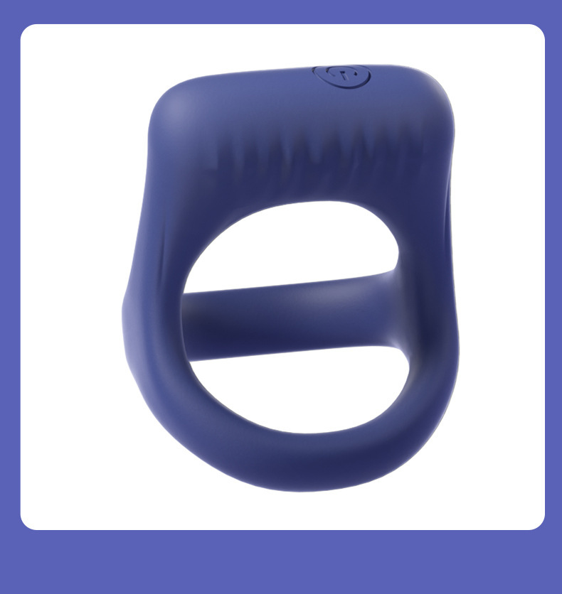 Remote Control Vibrating Cock Ring with Desensitizing Bead Insert, Rechargeable Silicone Delay Ring — detail image 18