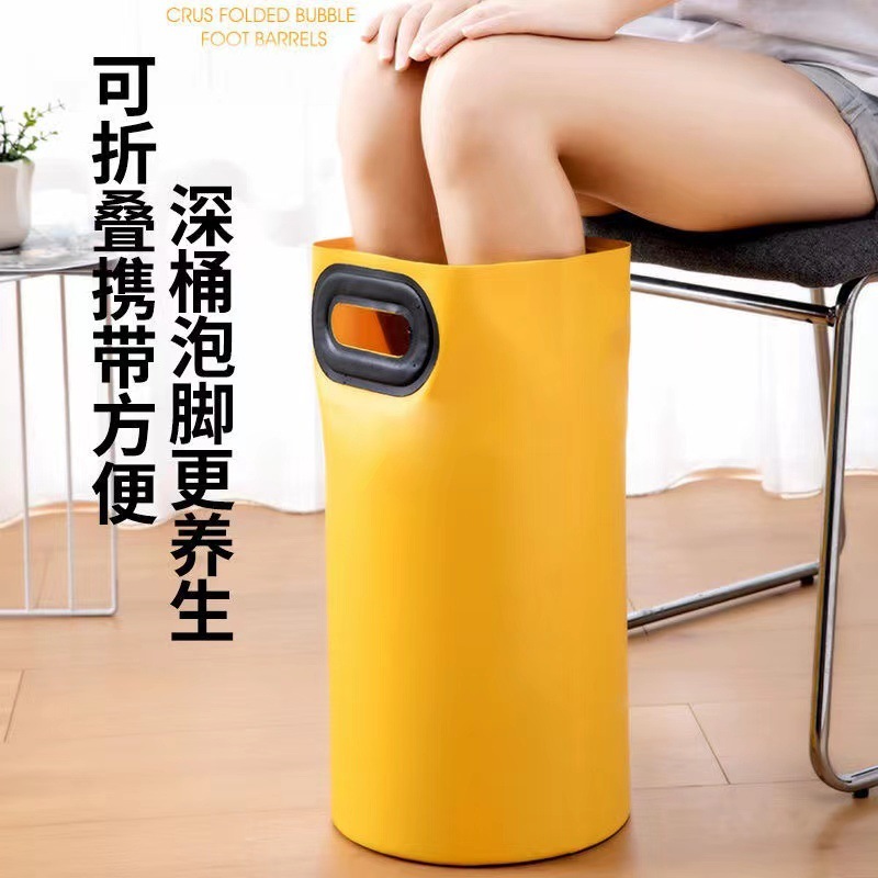 Foldable handheld children's bucket