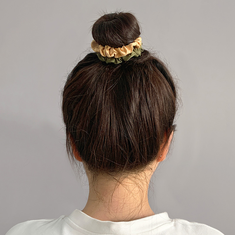 Einfache Stil Satin Seide einfarbig Haar Seil Headwearpicture4