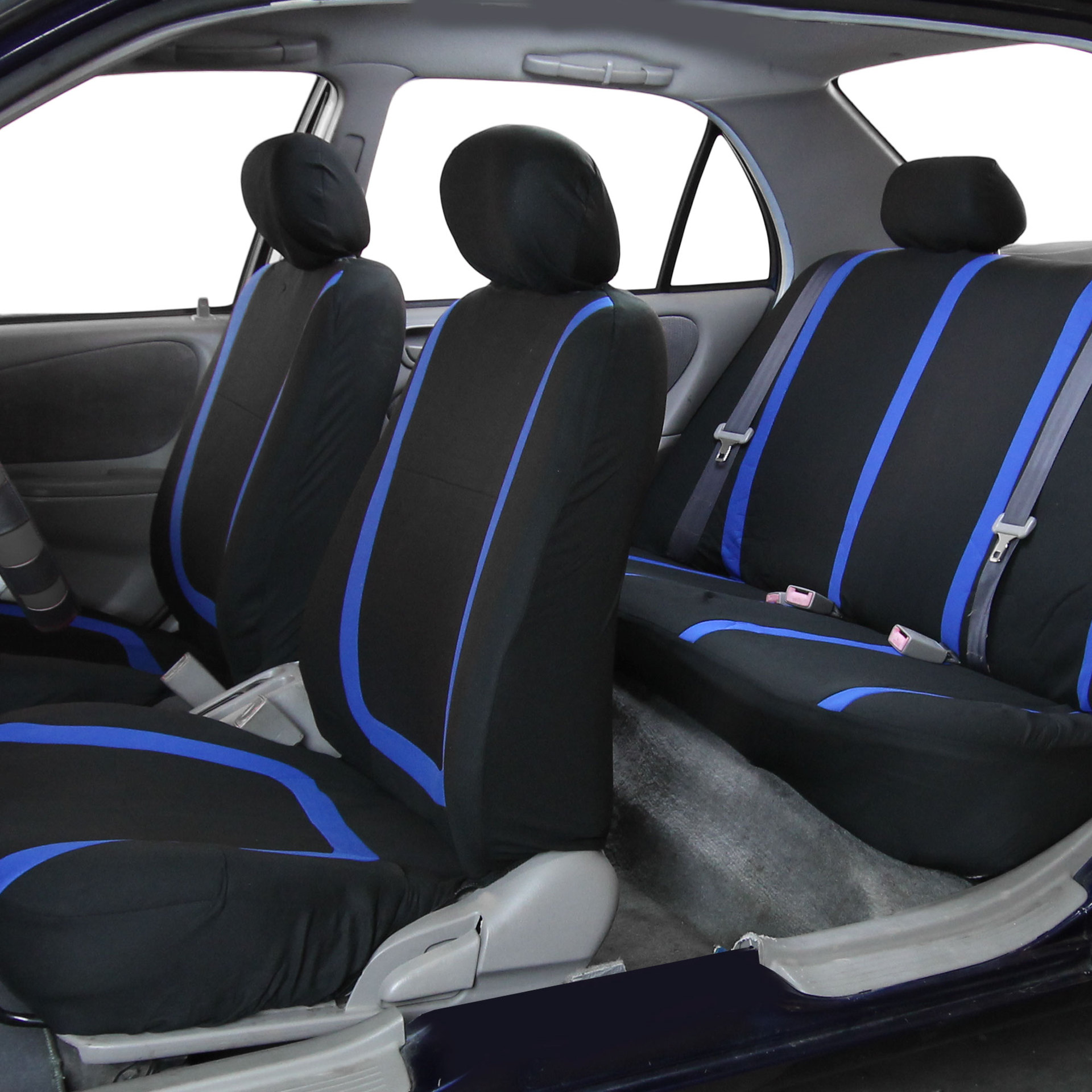 General Motors Five-Seater Polyester Fiber Patchwork Car Seat Covers for Export to Russia, Mexico, and the United States