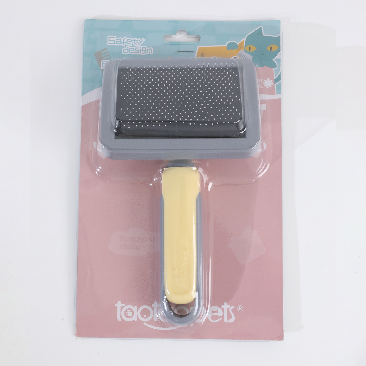 Artefacto de peine de gato, cojín de aire curvo, peine de aguja, peine especial para peine de gato, peine de perro para pelo flotante, cepillo de masaje, peine para mascotas