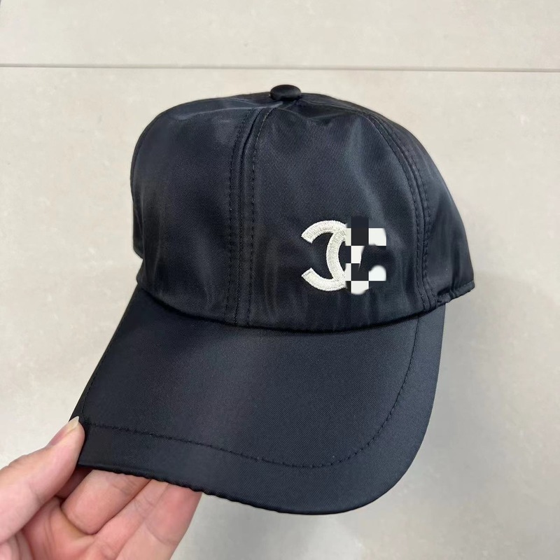 高品質25新作XiaoxiangダブルC野球帽サンシェード日焼け止め刺繍文字ロゴ多用途韓国風アヒル舌帽子|undefined