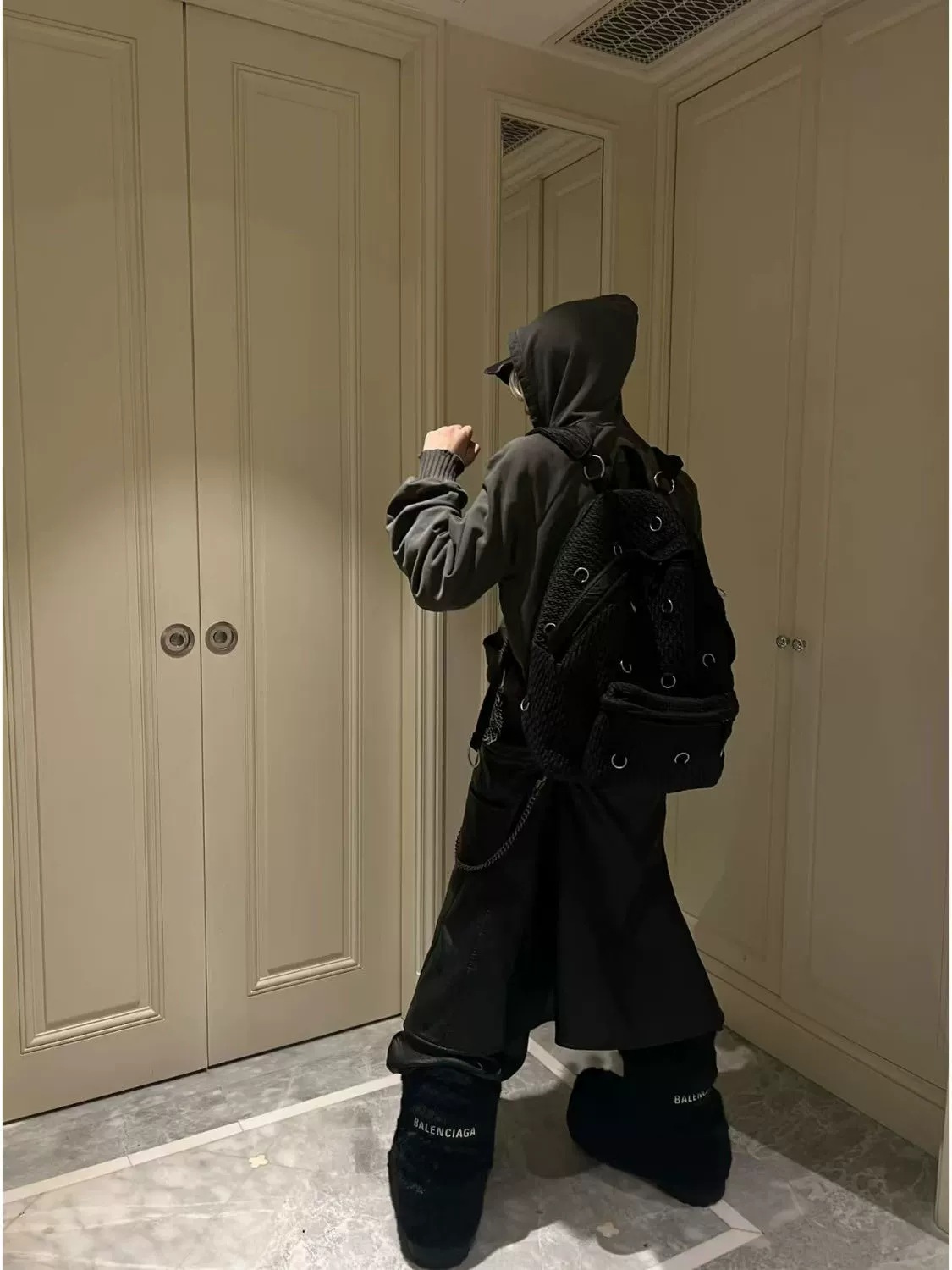 domestic spot Raf Simons Eastpak 19FW Autumn and Winter Name Bi Bao Backpack Backpack Bags Bag