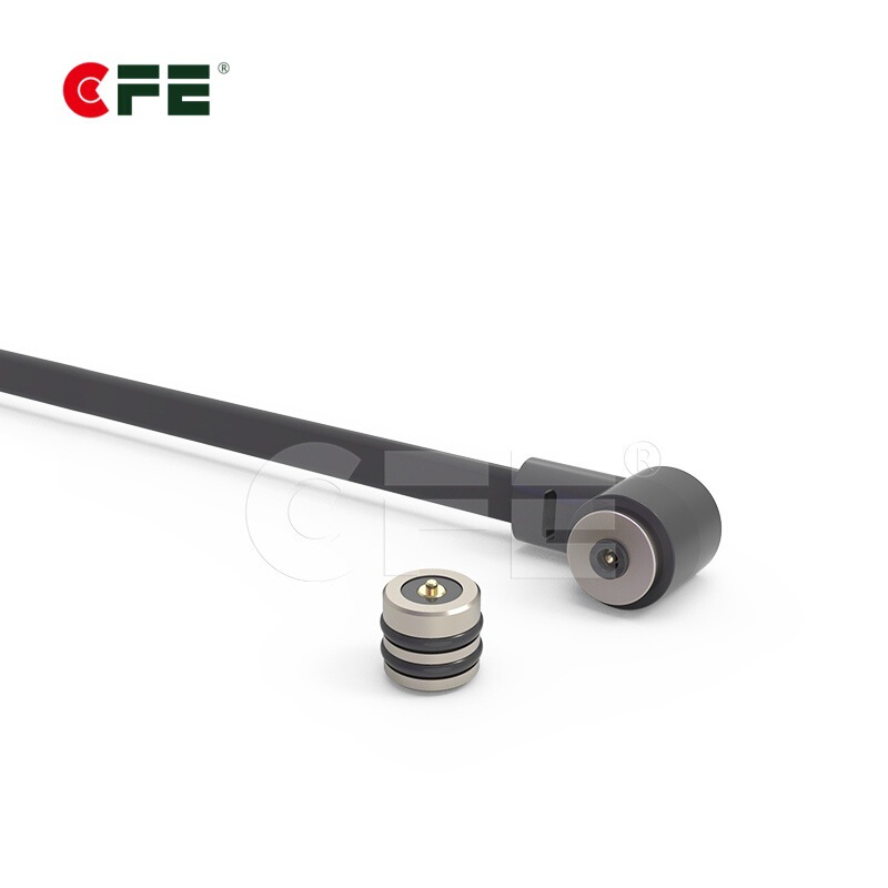 Round 2-Core Magnetic Adsorption Charging Data Cable Bluetooth Headset Magnetic Connection Cable Connector