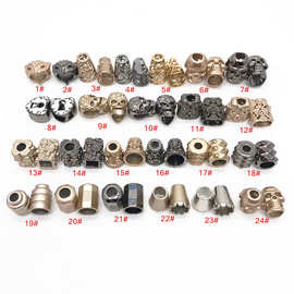 辅料配件金属吊钟绳扣卡扣腰绳头裤腰头抽绳头帽绳头批发