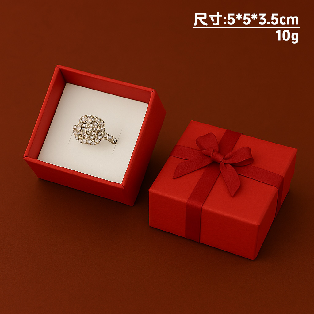 Caja de papel cubierta de cielo y tierra de nubes Caja de embalaje de joyería de estilo ins Collar multifuncional Pendientes Anillo Caja de regalo al por mayor