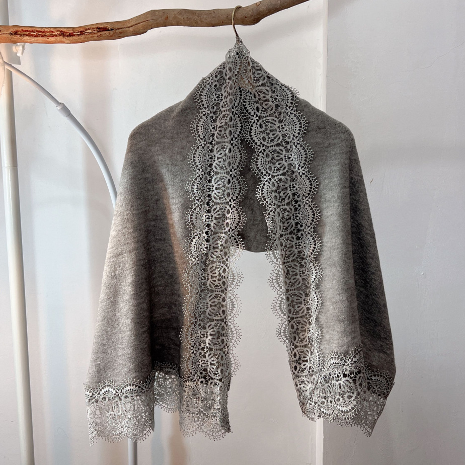 가을, 겨울 다목적 레이스 북극 벨벳 니트 숄 따뜻한 치파오와 케이프 패션 케이프 가디건