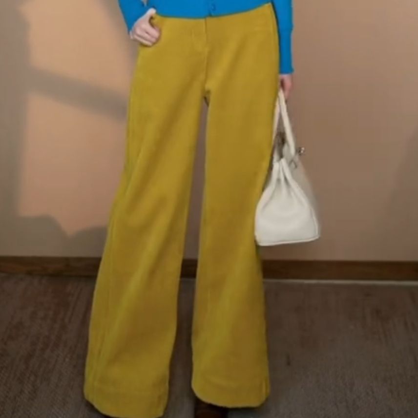 [단품] 노란색 바지 (스카프, 벨트 없음)
