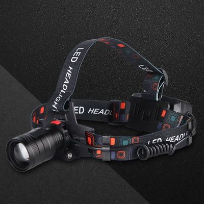 P50 Highlight Zoom Long shot Headlight USB charge Clamming Go fishing on foot Camping lights outdoors Riding Wearing Miner's lamp