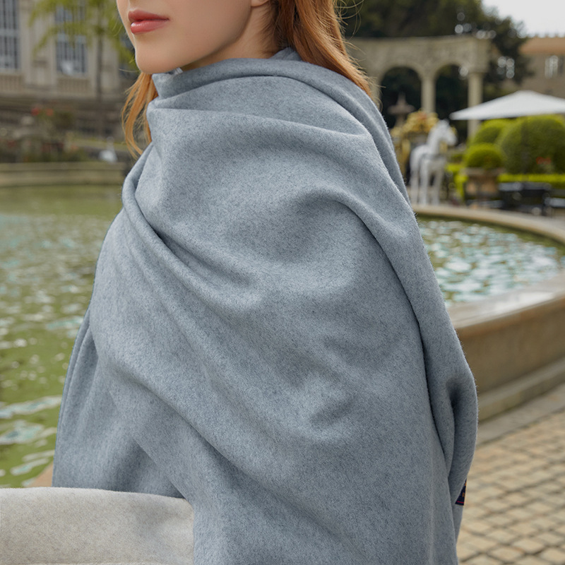 ウールスカーフ女性の冬のハイエンドカシミヤスカーフ多用途無地メンズショール韓国赤いスカーフ卸売|undefined