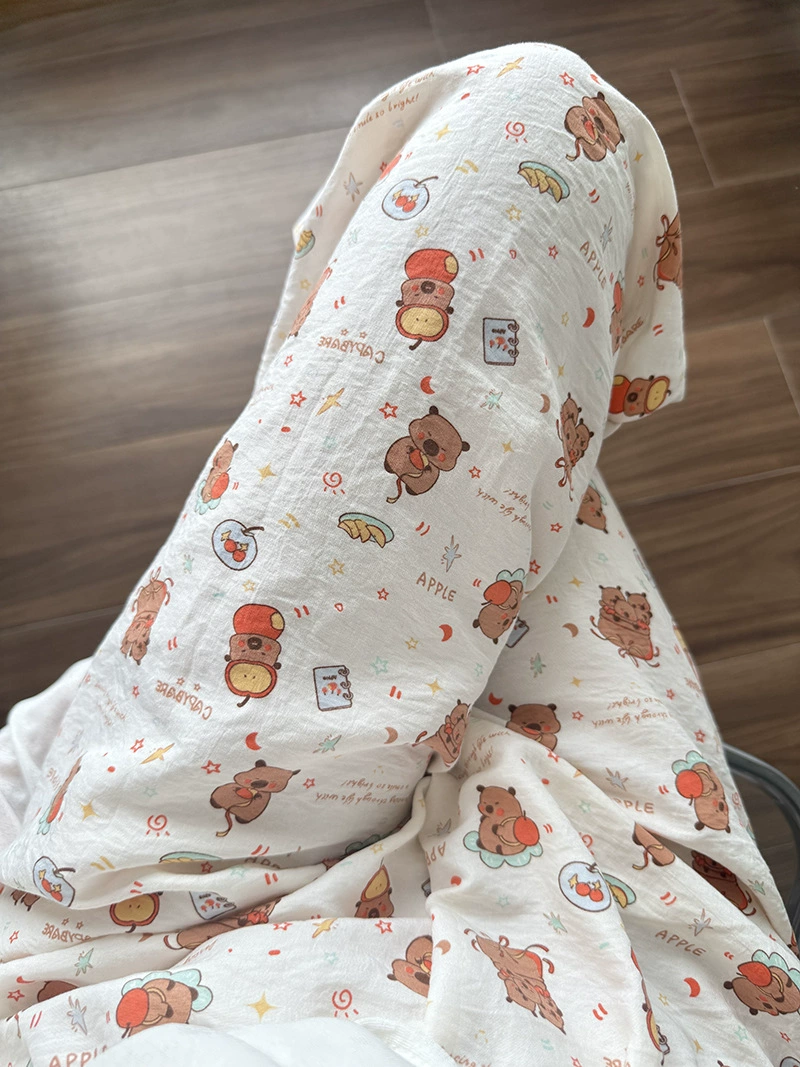 Детские demi-season брюки oversize, облачная хлопковая ткань, милый мультяшный принт для младших школьников