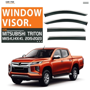 for Mitsubishi Triton Rain and Sunny Weatherboard Rain Eyebrow Mitsubishi Triton Window visor