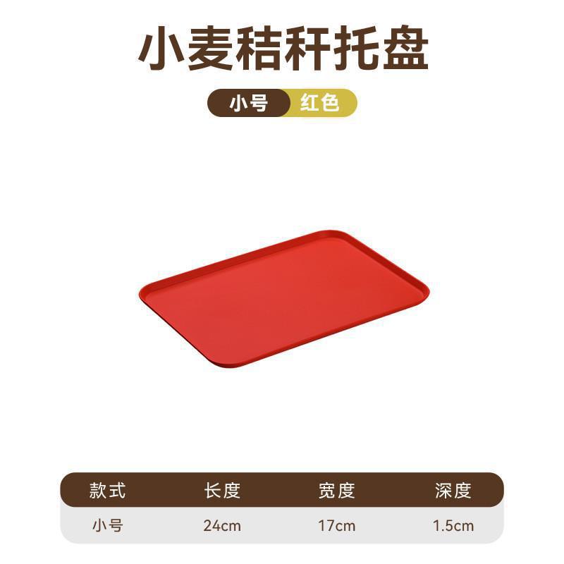 2 Size Plastic Fruit Dessert Tray Desktop Food Storage Plate