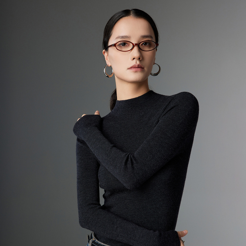 German Imported Yangtze Yarn 160S Machine Washable 18-Gauge Worsted 100% Pure Wool Sweater Women's Seamless Base Autumn and Winter