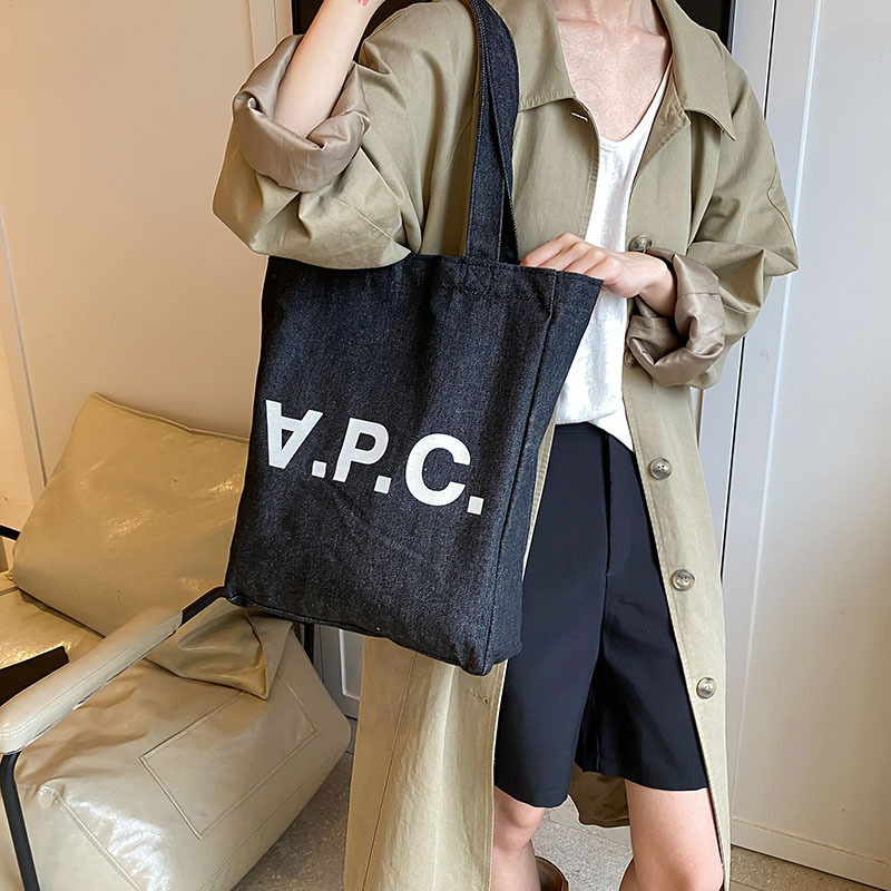Customized Denim Bag for Women 2025 New Fashion Portable Shoulder Bag Shopping Bag Large Capacity Tote Bag Wholesale