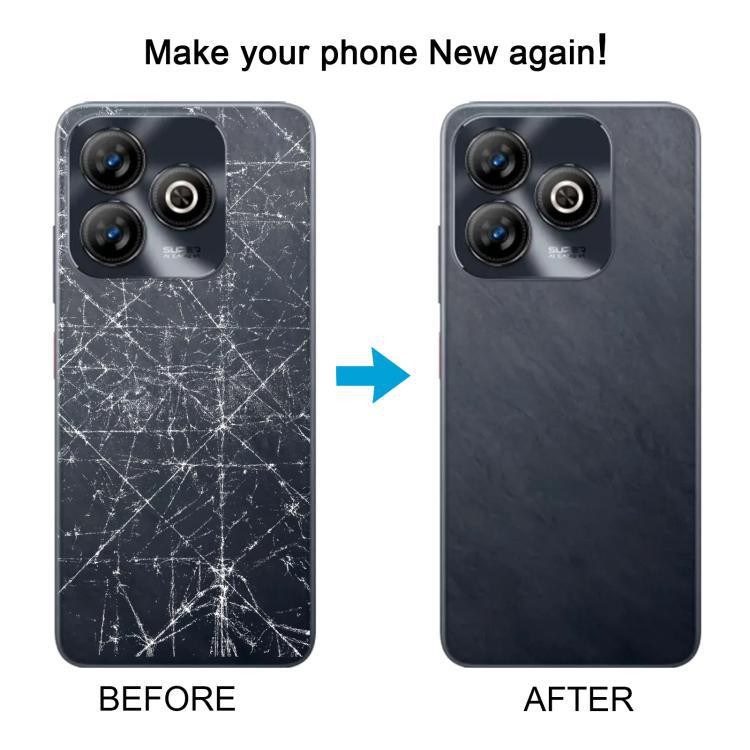 Para ZTE Blade A75 4G Z2359 cubierta trasera integrada con marco central / anillo de fase