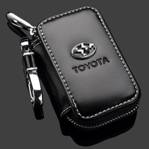 Suitable for Toyota Corolla Camry Crown Ralink Reiz Highlander Rav4 Leather Car Key Bag