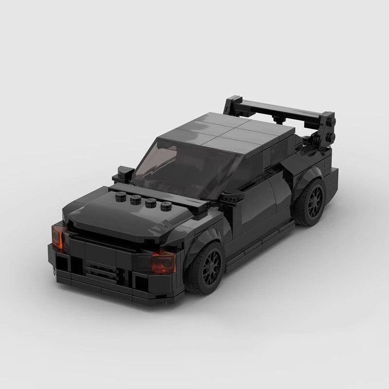 MOC Building Blocks Compatible with Lego Sanling EVO 3 Generation Racing Speed Series JDM Performance Men's Match
