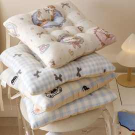 软垫加厚牛奶椅垫板凳屁股教室学生保暖座垫坐垫椅子办公室卡通