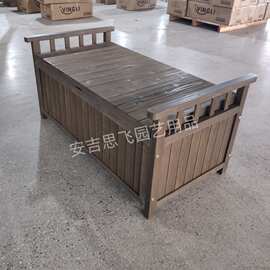 安吉思飞跨境热销储物凳庭院木储物椅花园工具收纳储物阳台储物箱