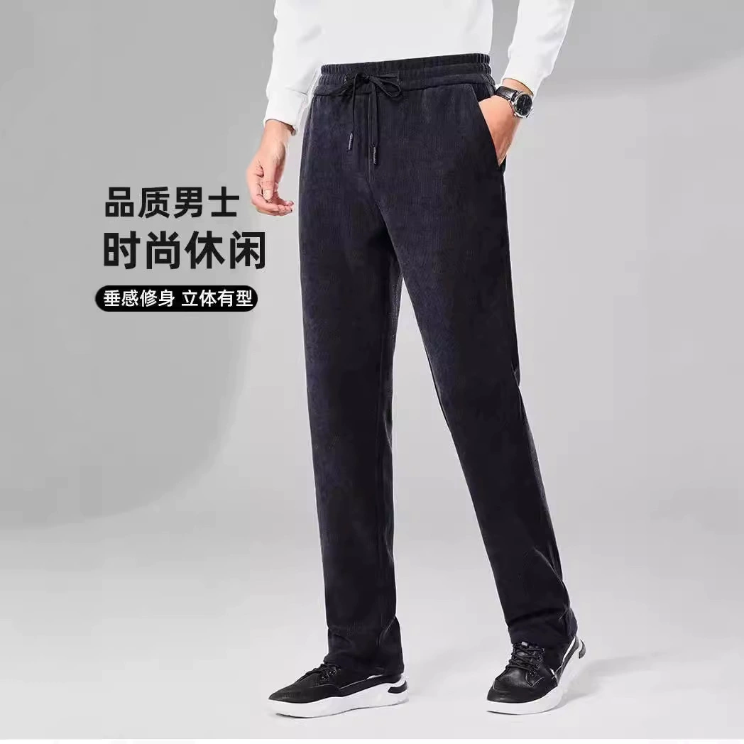 2024 осень-зима мужские повседневные брюки новые модные прямые брюки среднего и пожилого возраста повседневные брюки