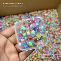 Украшение, новая мини-черепаха, мультяшная красочная игрушка-черепаха, маленькая модель, популярные аксессуары «сделай сам», светящиеся