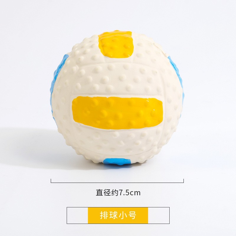 Colección de juguetes de sonido transfronterizos, fútbol de rugby, juguetes para mascotas, alivio del aburrimiento, mordedura, entrenamiento de ventilación, limpieza de dientes, juguetes para perros