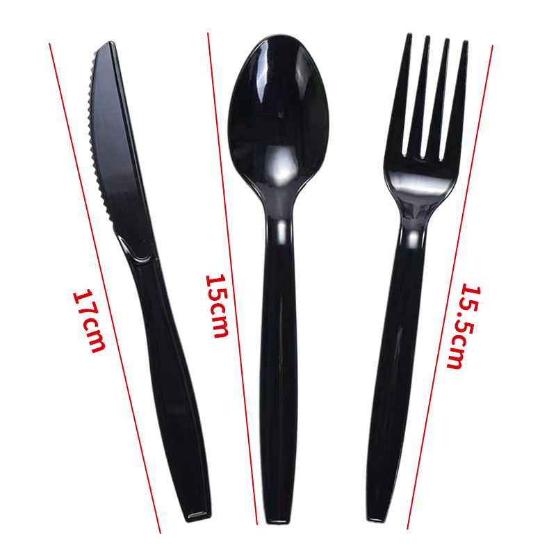 Suministros de fiesta cuchillos y tenedores desechables cucharas de boda boda fiesta de cumpleaños cortar pastel material tenedor cucharas cubiertos desechables