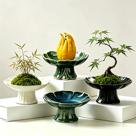 花盆容器;茶壶;果盘、果篮