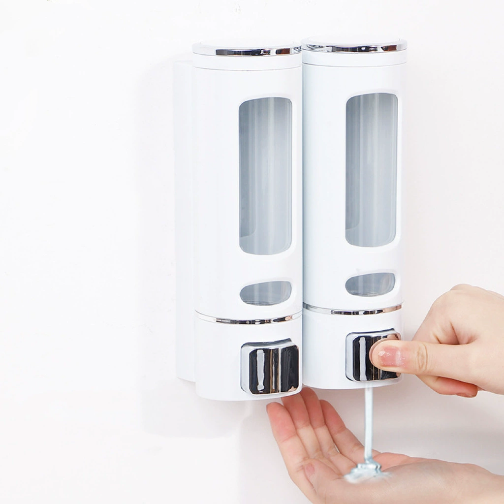 Внешняя торговля Специально для дозатора мыла Настенный гостиничный дозатор мыла для тела Контейнер для дозатора мыла для рук Бытовой розлив с двойной головкой