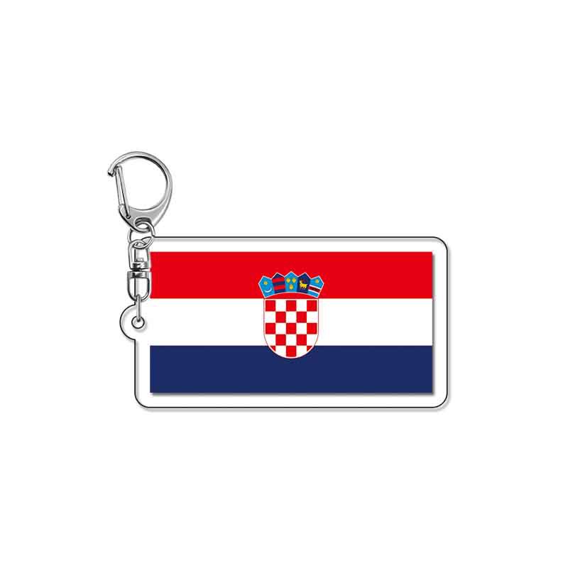 Llavero Conmemorativo de Acrílico de Acrílico Decorativo para Fanáticos del Fútbol y Recuerdos de Viaje