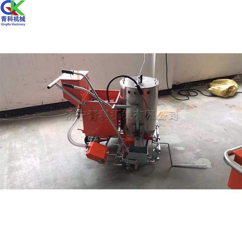 手推热熔划线一体机 十字路口人行线划线机 路面标识线绘线机