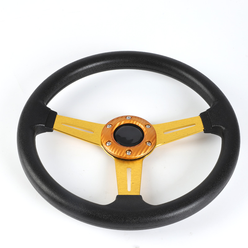 Racing Style | Universal Steering wheel - jg-5127-yellow
