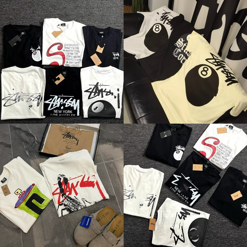 25Ssamerican Streetwear Short Sleeve T-Shirt American High Street Fashion Brand Short Sleeve